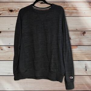 Champion Men' Blue Unisex Crewneck Pullover Sweater Long Sleeve Size M